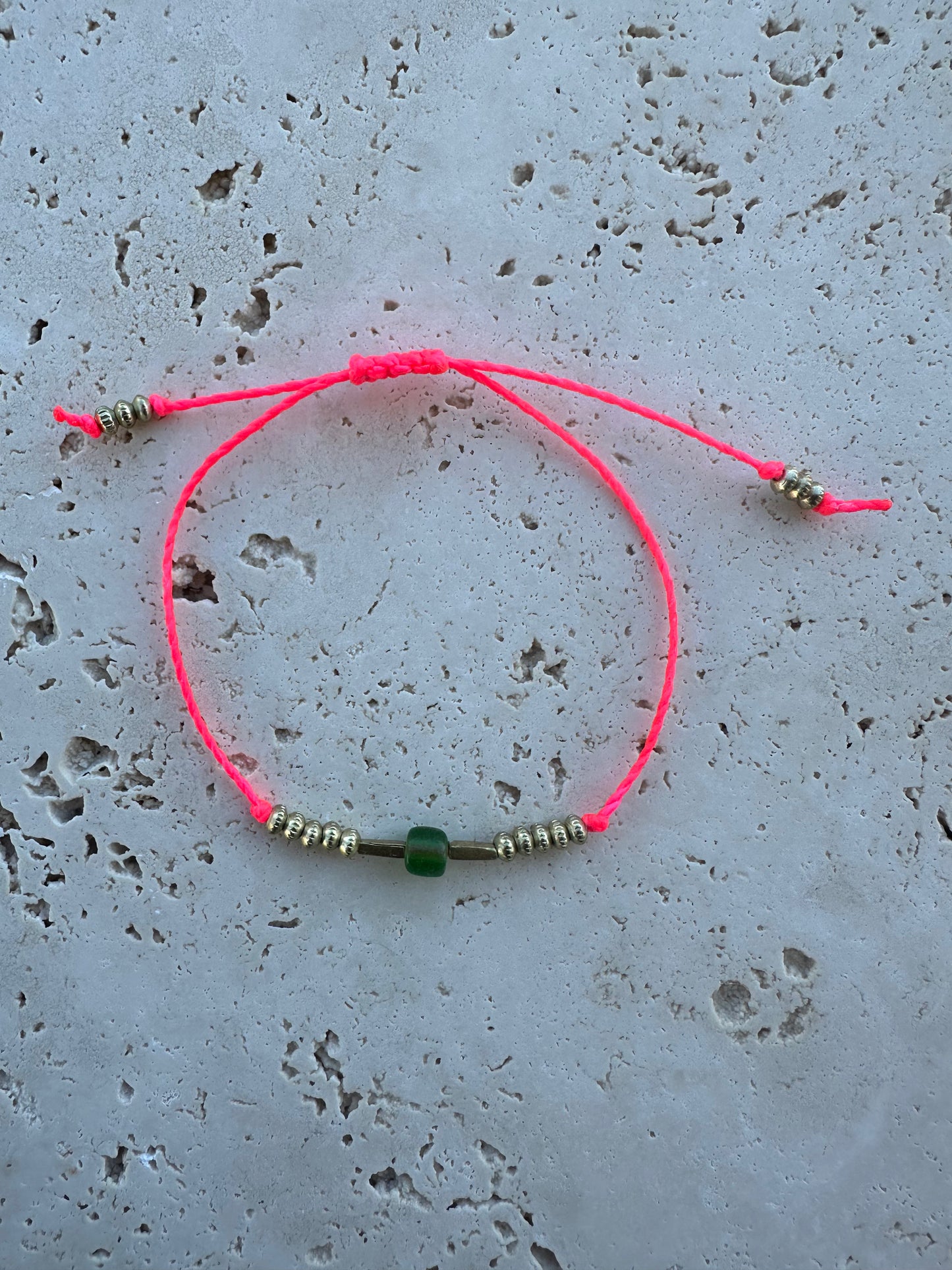 Green Bead Bracelet