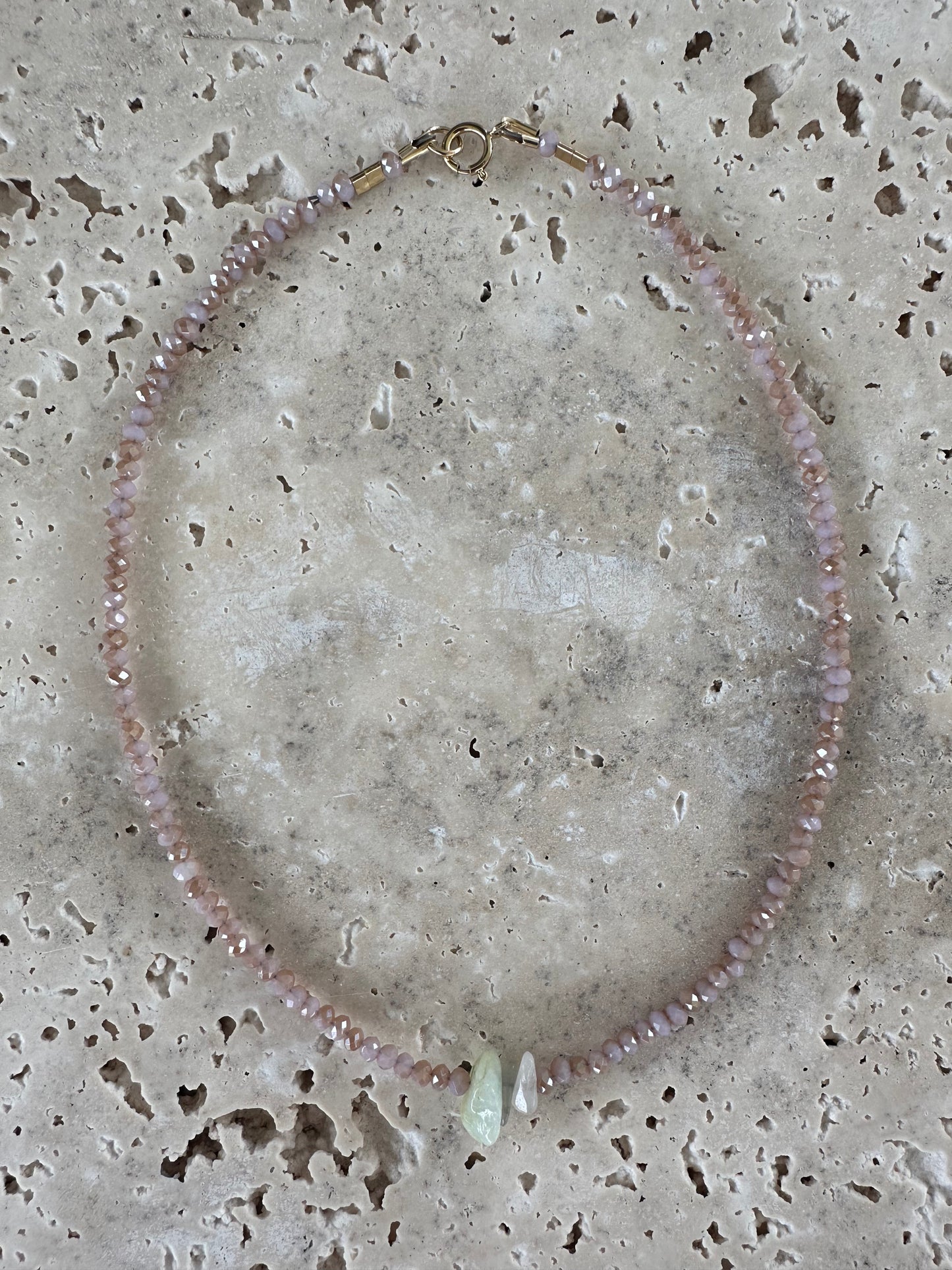 Blush Gem Necklace